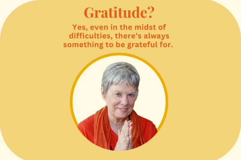 Gratitude?